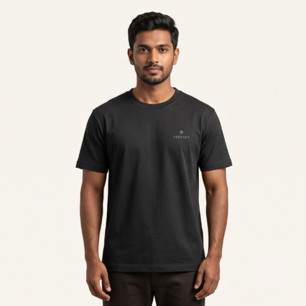 Heavyweight cotton crew-neck T-shirt